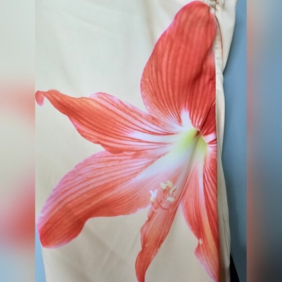 Lulus Dulcea Yellow Floral Sleeveless Mini Dress, Size Small - Picture 9 of 10